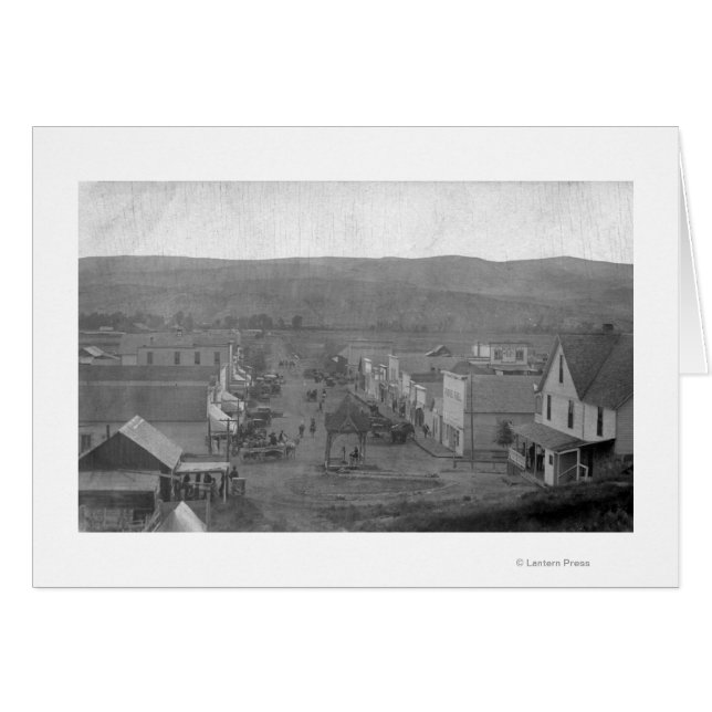 París, TexasVista aérea de TownParis, TX (Anverso (Horizontal))