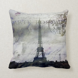 París texturizada en almohada de la lavanda