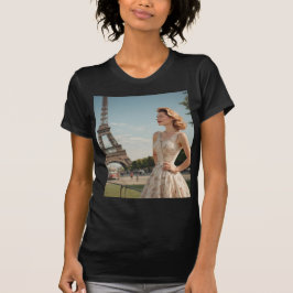 París - Torre Eiffel - camiseta estilo postal
