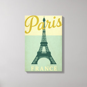 París Torre Eiffel Estilo Poster Arte Pared de tel