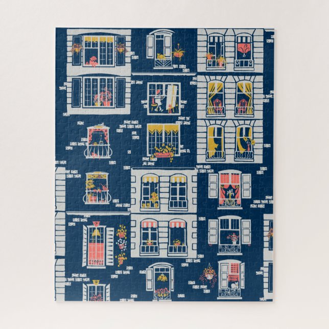 París Windows Jigsaw Puzzle (Vertical)
