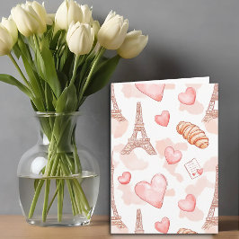 Parisian Romance Valentine Blank