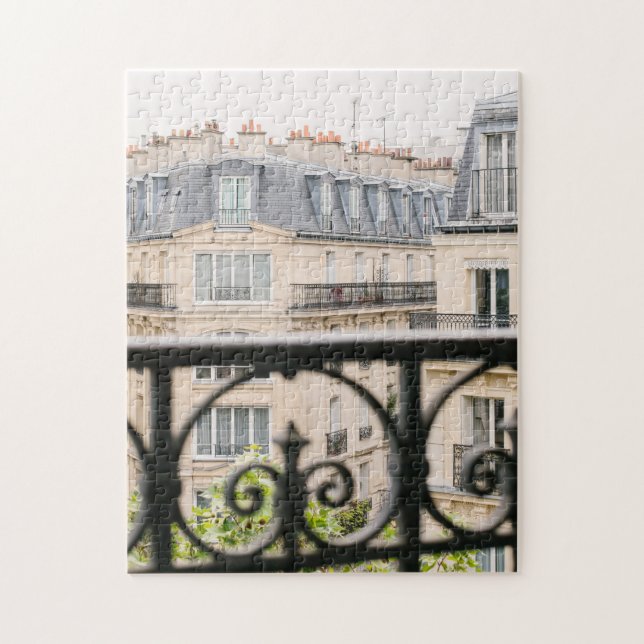 Parisiense Balcony Ver Fotografía Jigsaw Puzzle (Vertical)