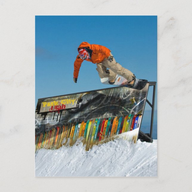 Park City, postal de Utah (Anverso)