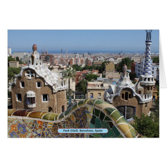 Park Güell, Barcelona, España (Anverso (Horizontal))