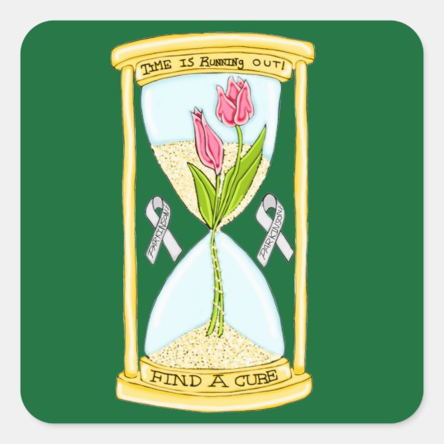 Parkinson encuentra Pegatinas de Cure Square (Anverso)