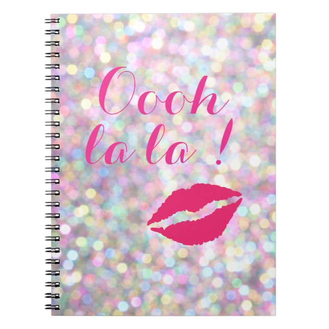 Parkly "¡Oooh la la!" Cuaderno (Frente)