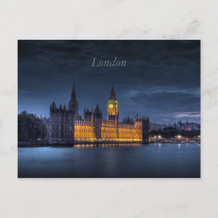 Parlamento británico en la postal de Londres