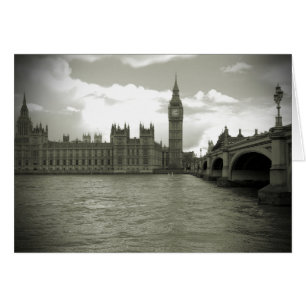 Parlamento - Elizabeth Tower - Big Ben Card