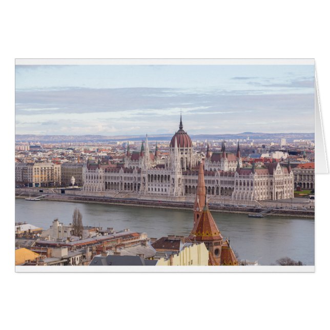 Parlamento húngaro Budapest por día (Anverso (Horizontal))