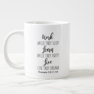 Paro de dos lados - taza de café gigante