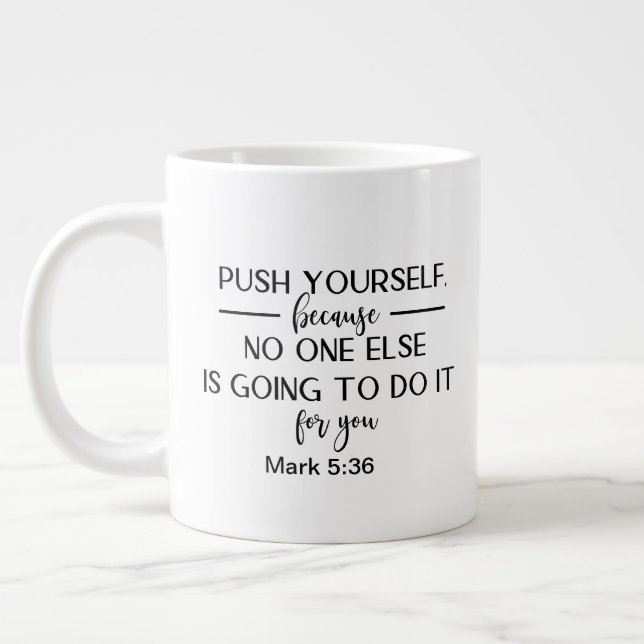 Paro de dos lados - taza de café gigante (Izquierda)