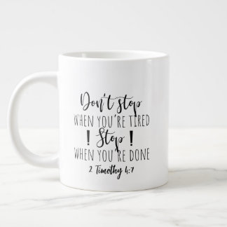 Paro de dos lados - taza de café gigante