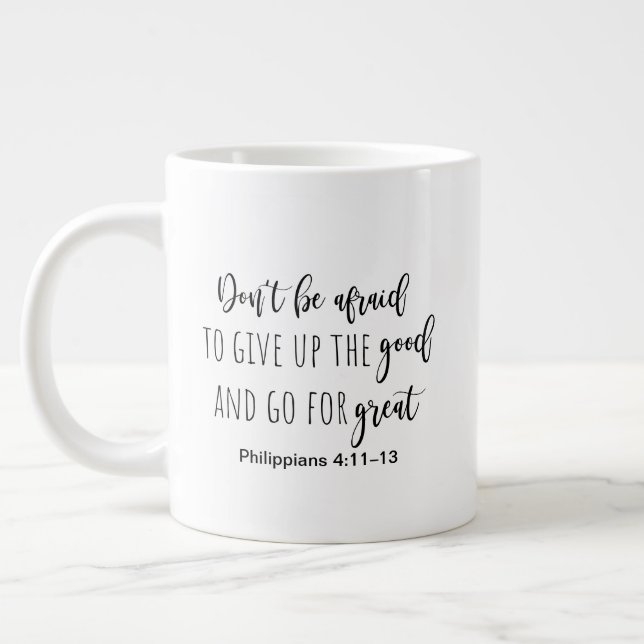 Paro de dos lados - taza de café gigante (Izquierda)