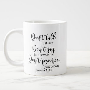 Paro de dos lados - taza de café gigante