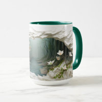 Paro de sublimación de ajuste de tazas de paisajes