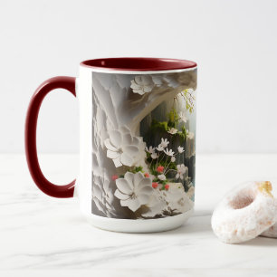 Paro de sublimación de ajuste de tazas de paisajes