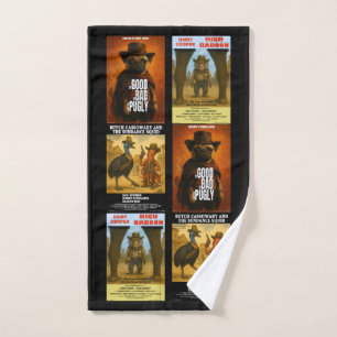 Parodia de cartel de película western