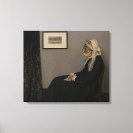 Parodia de la Madre de Whistler Gato Arte Clásico