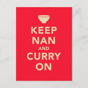 Parodia de la tarjeta postal "Keep Nan and Curry O