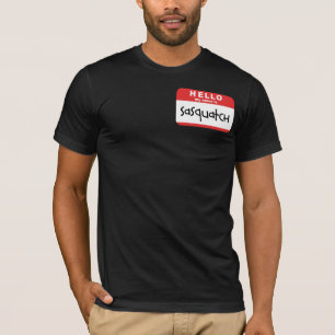Parodia grande del pie de la camiseta de la