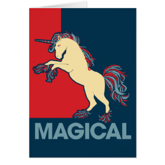Parodia mágica del logotipo de unicornio