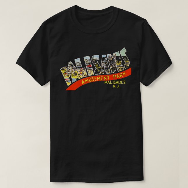 Parque de atracciones Palisades New Jersey Retro V (Diseño del anverso)