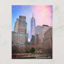 Parque de baterías de la postal del ferry NYC de S