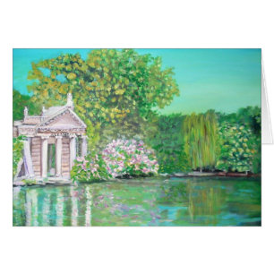 Parque de Borghese, tarjeta de Roma