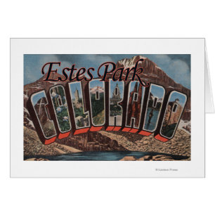 Parque de Estes, Colorado - escenas grandes de la