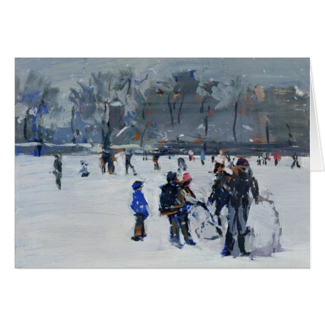 Parque de Holanda en la nieve 2009 (Anverso (Horizontal))