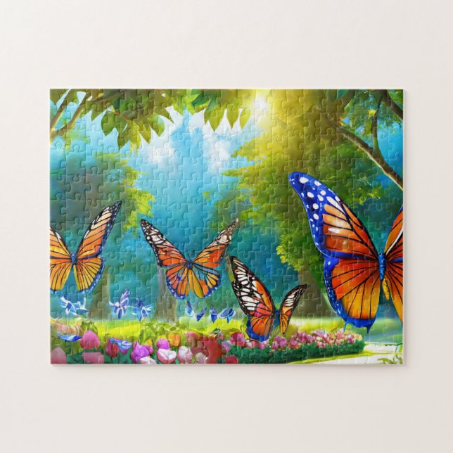 Parque de la mariposa 1 El rompecabezas del Daily  (Horizontal)