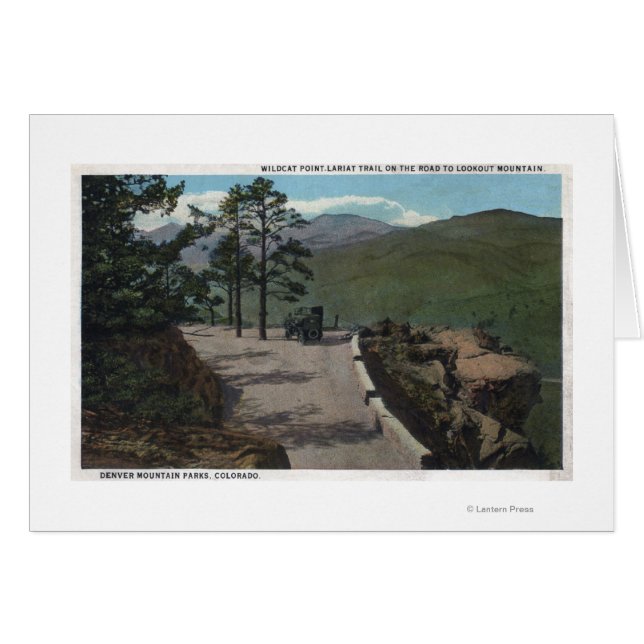 Parque de la montaña Denver, CO - Wildcat Point La (Anverso (Horizontal))