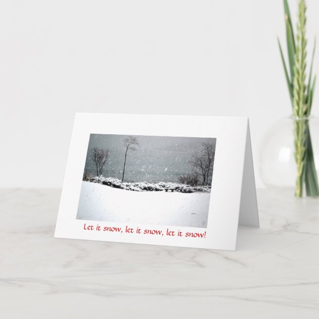 Parque del albañil de Hartley - tarjeta de Navidad (Anverso)