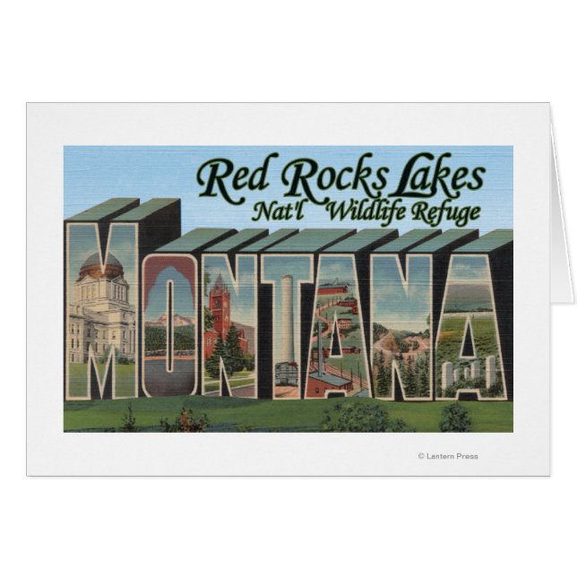 Parque del Lago Red Rocks, Montana (Anverso (Horizontal))