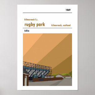 Parque del rugbi, Kilmarnock. Impresión del