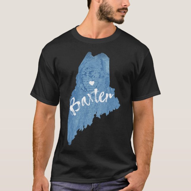Parque Estatal Baxter, camiseta clásica Maine (Anverso)