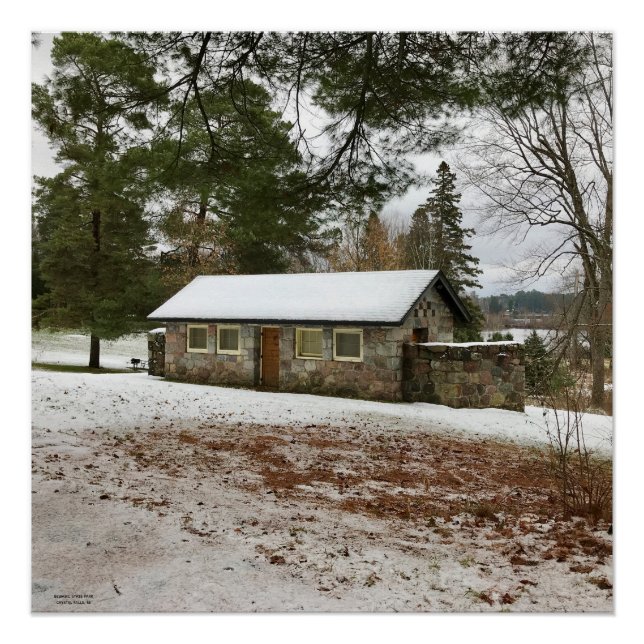 Parque Estatal Bewabic, Crystal Falls, Poster de M (Anverso)