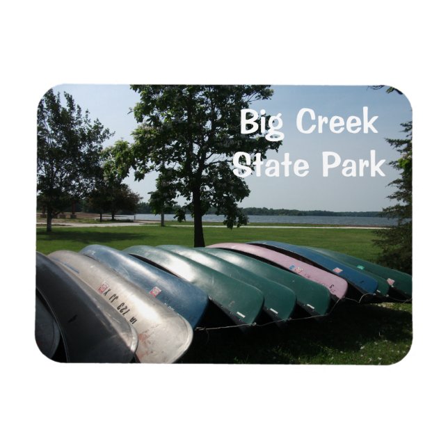 Parque Estatal Big Creek, imán Iowa (Horizontal)