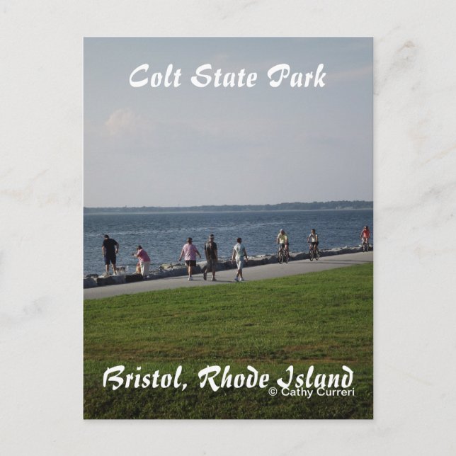 Parque Estatal Colt, postal Rhode Island (Anverso)