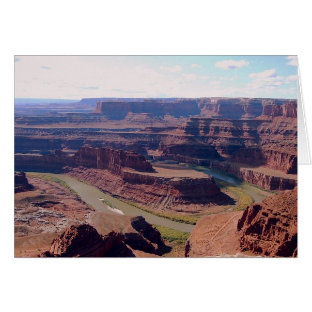 Parque Estatal Dead Horse Point, Colorado, Card (Anverso (Horizontal))