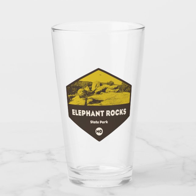 Parque estatal Elephant Rocks Missouri (Anverso)