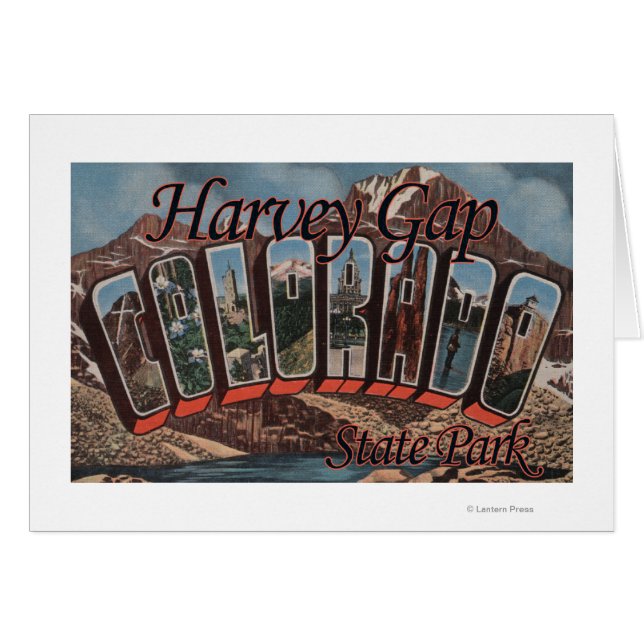 Parque Estatal Harvey Gap, Colorado (Anverso (Horizontal))