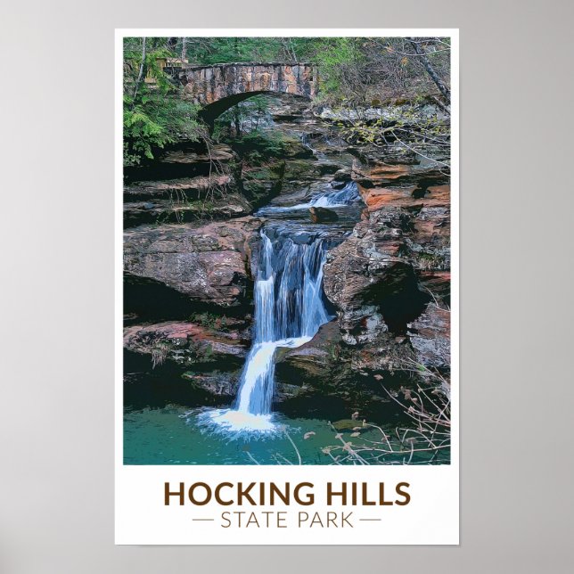 Parque Estatal Hocking Hills Ohio Arte (Frente)