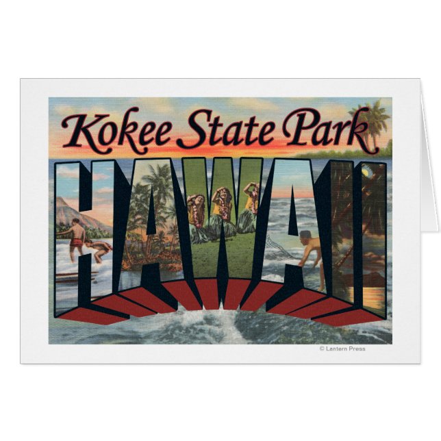 Parque Estatal Kokee, Hawaii - Escenas de letras g (Anverso (Horizontal))