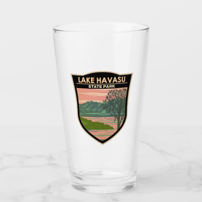 Parque Estatal Lake Havasu Viaje Art Vintage (Anverso)