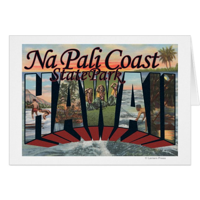 Parque Estatal Na Pali Coast, Hawaii (Anverso (Horizontal))