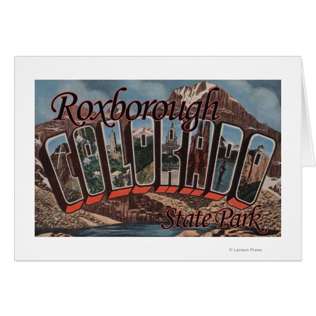 Parque Estatal Roxborough, Colorado (Anverso (Horizontal))