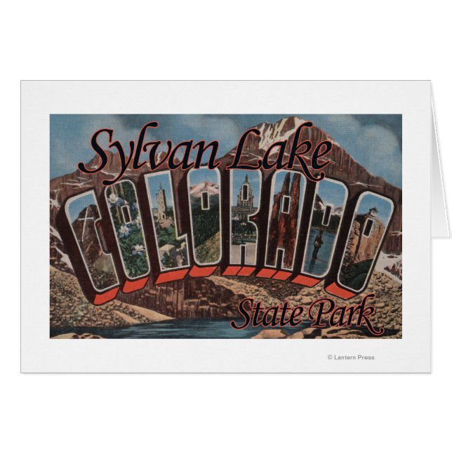 Parque Estatal Sylvan Lake, Colorado (Anverso (Horizontal))