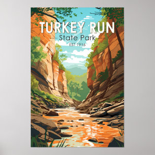 Parque Estatal Turkey Run Indiana Viajes Arte Vint